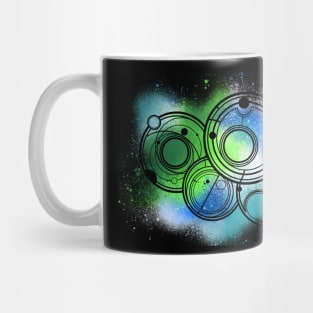 Gallifreyan Symbols Spray Paint (Multicolor) Mug